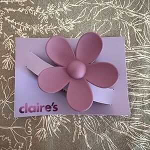 Claire's Purple Floral Hair Accessory